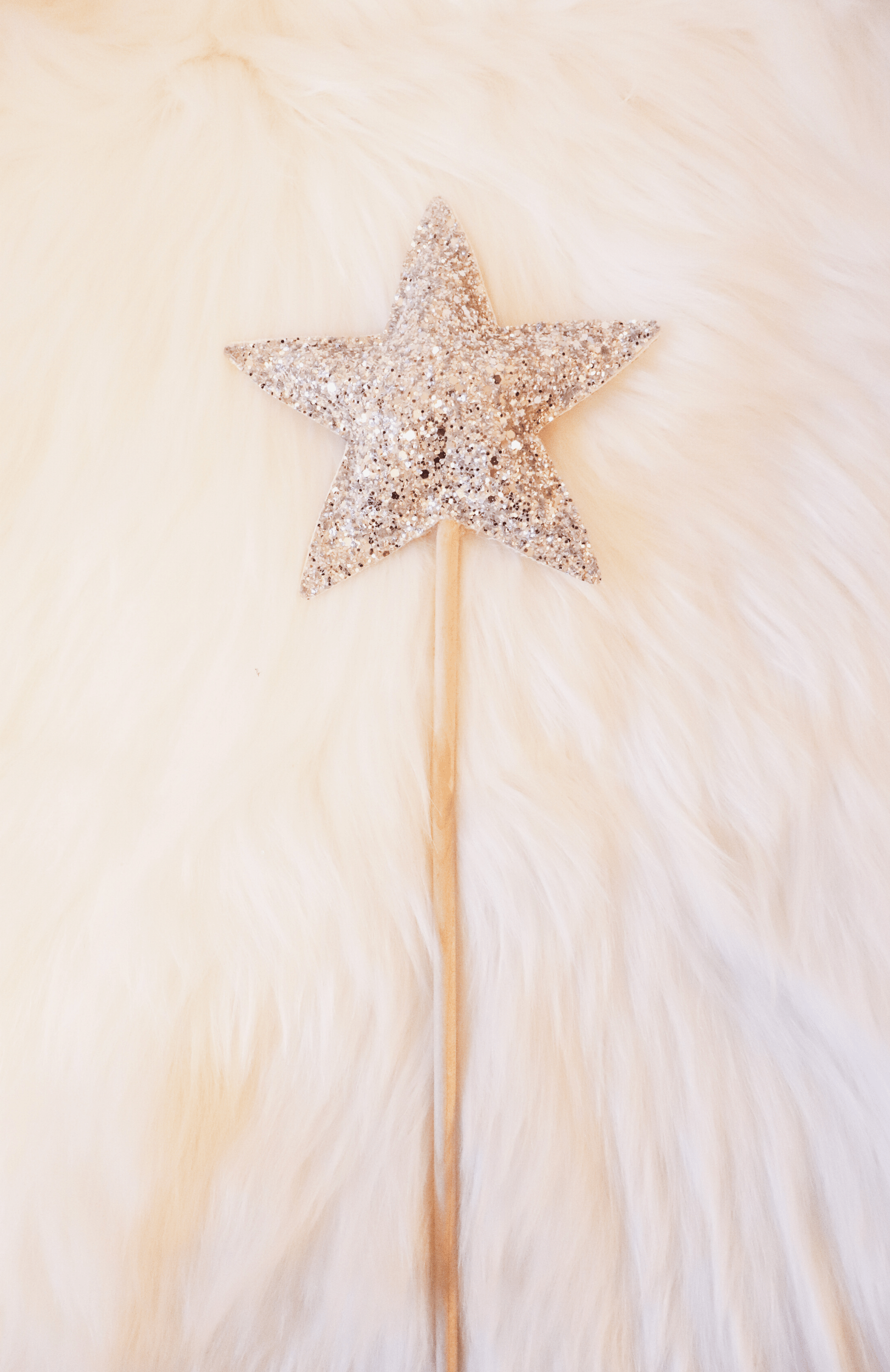 Wands - Large Star Wand In Gold Or Silver