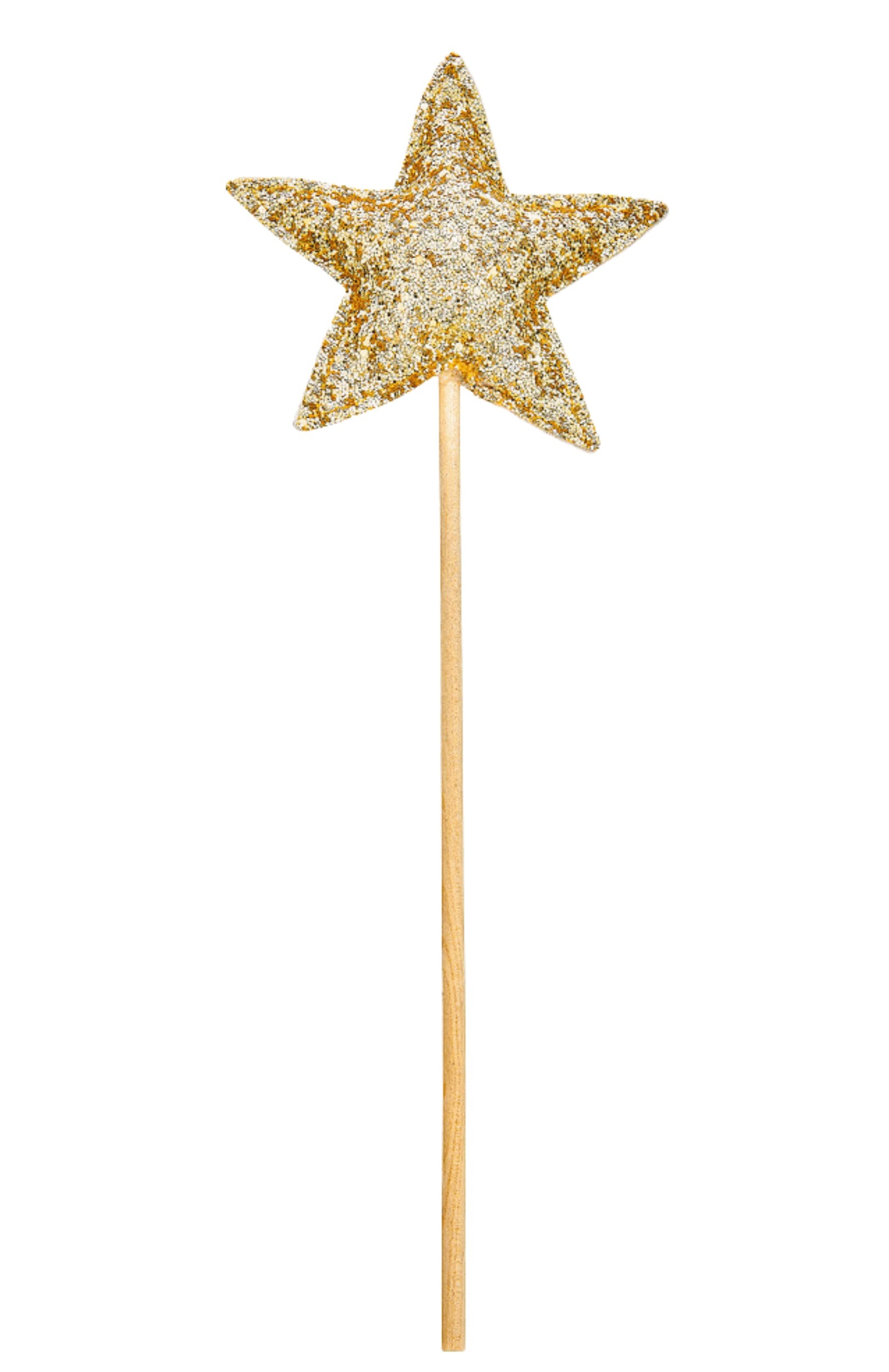 Wands - Large Star Wand In Gold Or Silver