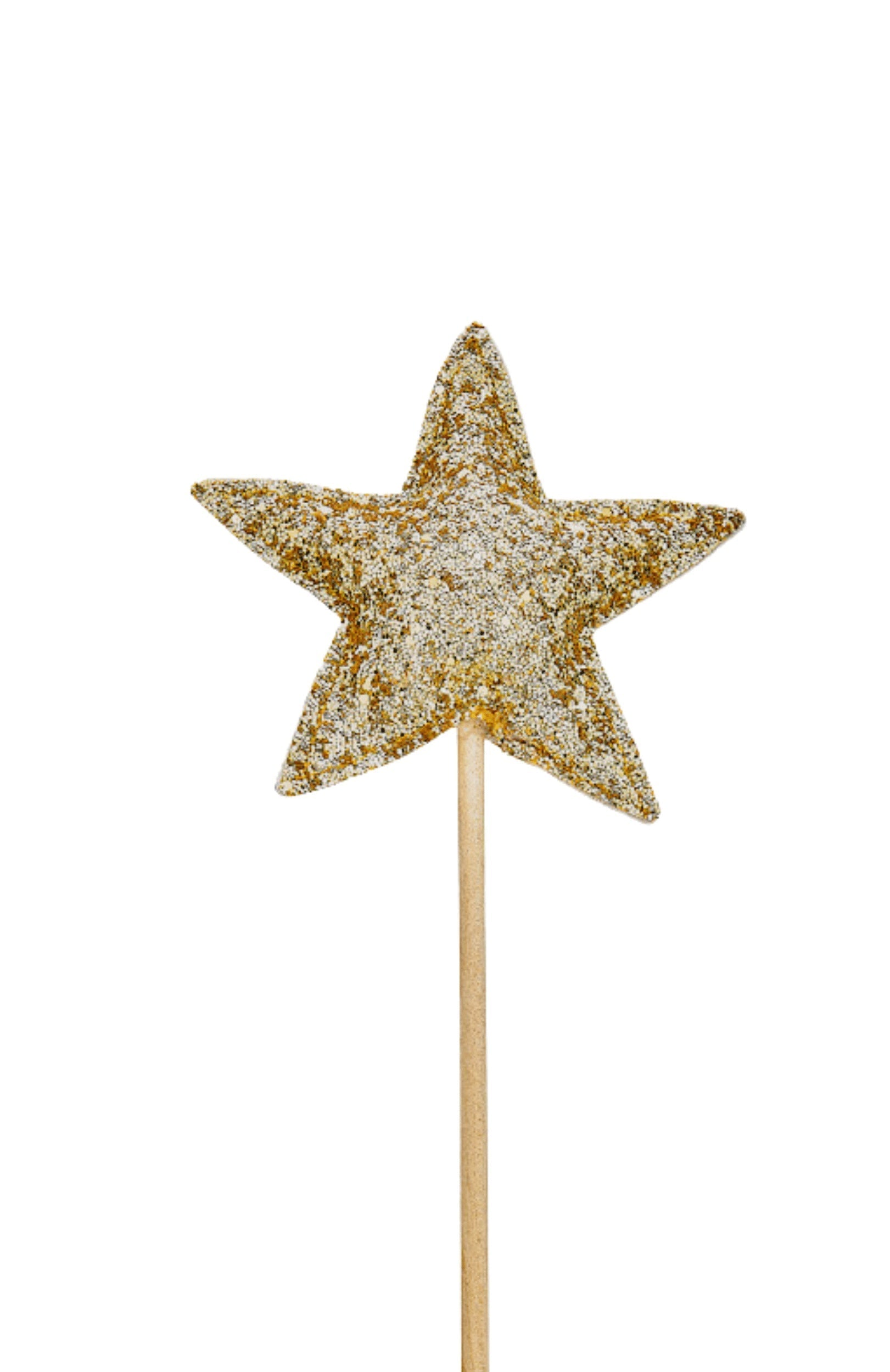 Wands - Large Star Wand In Gold Or Silver